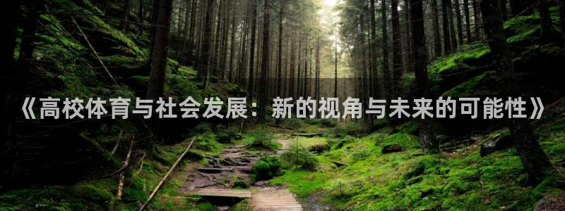 《高校体育与社会发展：新的视角与未来的可能性》